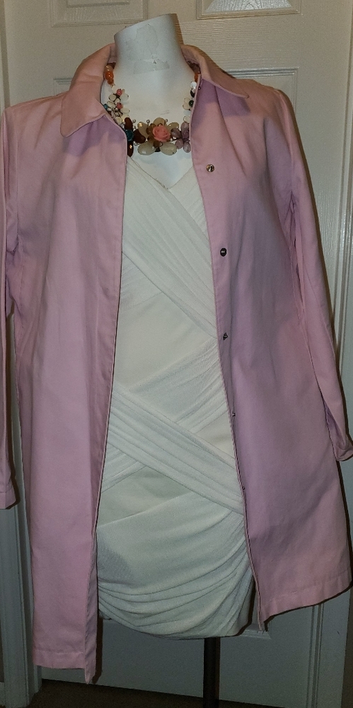 Super cute pink trench coat